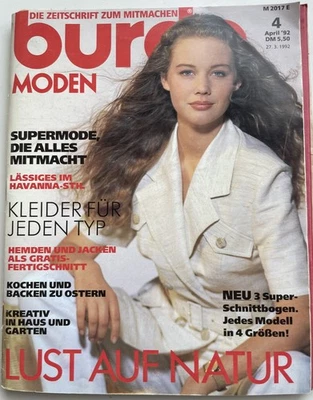 Burda 1992 April with cut sheet to sew yourself - Image 1 of 4
