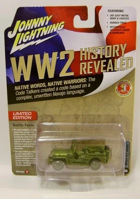 WILLYS MB JEEP WW2 HISTORY REVEALED V/B JOHNNY LIGHTNING 2024 - Image 1 of 2