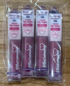 Creme Shop Hello Kitty & Friends 4 Stück Samt Lippenfleck + Aufkleber Limitiert BT21 - Bild 1 von 4