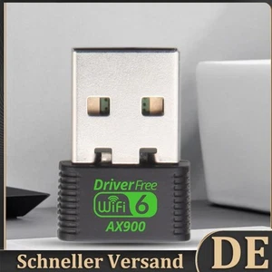Adaptateur USB WiFi 6 900Mbps Portable USB Sans Fil Adaptateur Pilote Gratuit pour PC - Photo 1/12