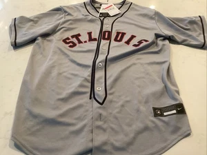 NEW  NWT NIKE ST. LOUIS CARDINALS "NOLAN ARENADO" GREY JERSEY SZ  L Orig.  $150 - Picture 1 of 9