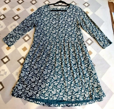 Damas FatFace Jersey Algodón-Modal Midi Vestido, 16 Reino Unido, Excelente Estado  Foto 1 de 4