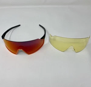 Roka SL-1 Cycling Running Active Sunglasses, Black/Orange Frames, Red Lenses - Picture 1 of 8