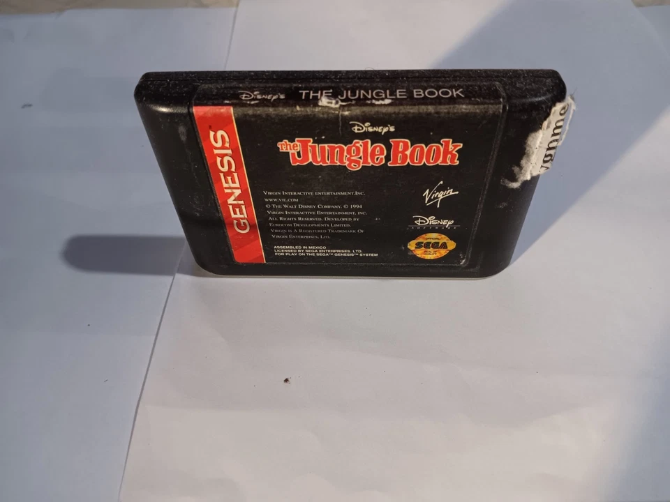Videojuego Jungle Book Disney probado Sega Genesis Foto 1 de 1