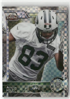 2015 Topps Chrome - Rookies Austin Hill #155 X-Fractor (RC) - Image 1 of 2