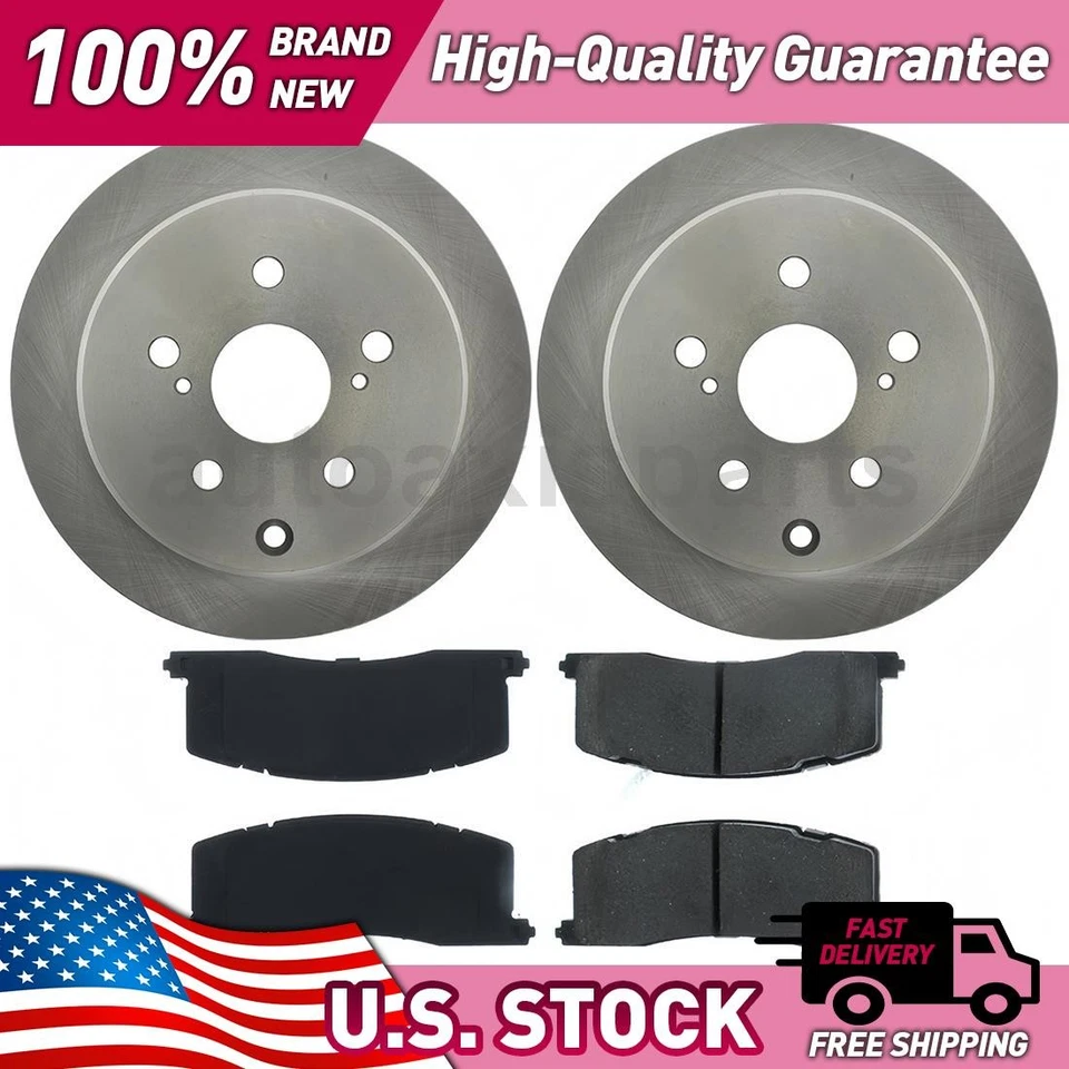 Kit de actualización de freno de disco de piezas centradas traseras para Toyota Previa 1991-1997 Foto 1 de 1