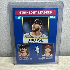 2025 Topps Heritage STRIKEOUT LEADERS Sale Wheeler Blue paper Parallel - Picture 1 of 2