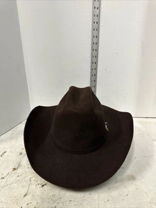 CODY JAMES 3X Sombrero de fieltro de lana marrón para hombre talla 7 1/8 #P - Imagen 1 de 8