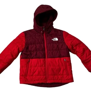 The North Face Reversible Jacket Removable Hoodie Boy Size Medium/10 | 24-7 - Picture 1 of 10