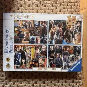 Ravensburger Harry Potter Bumper Puzzle Pack of 4 x 100 Piece Jigsaw Sealed - Picture 1 of 3