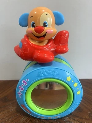 Fisher Price Laugh & Learn Crawl Along Ball ABC 123 Musical Airplane - Image 1 of 4