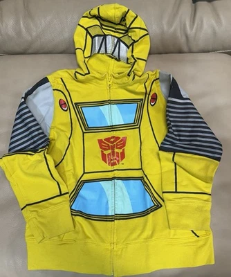 Disfraz de abejorro Transformers sudadera con capucha cremallera chaqueta niños talla grande 7 Hasbro Foto 1 de 4