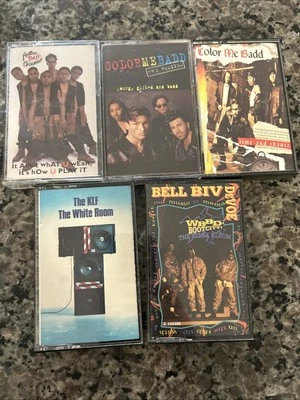 BEL BIV DEVOE Color Me Badd The KLF ABC 5 Cassette Lot New Jack Hip Hop Rare - Image 1 of 4