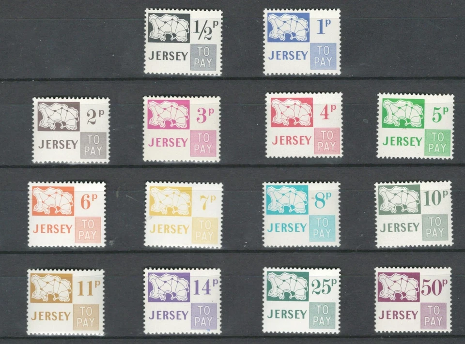 JERSEY UNITED KINGDOM POSTAGE DUE SET MNH STAMPS LOT (JER 176) - Image 1 of 1