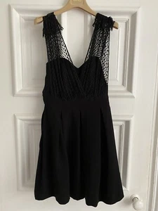 Whistles Black Occasion Dress Size UK10 - Picture 1 of 8