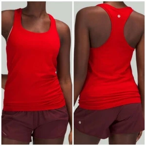 Lululemon Swiftly Tech Racerback Tank Top 2.0Dark Red size 8 NWT - Picture 1 of 6