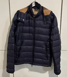 BURBERRY BRIT blue lightweight puffer men's jacket size L - Picture 1 of 19