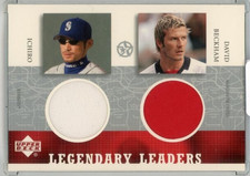 2002-03 Ichiro David Beckham UD Legendary Leaders Dual Jersey
