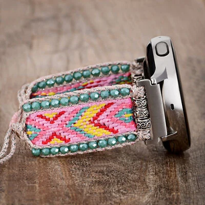 Bohemian Beaded Watch Band for Samsung Galaxy Watch 7 40mm/44mm Strap - Image 1 of 4