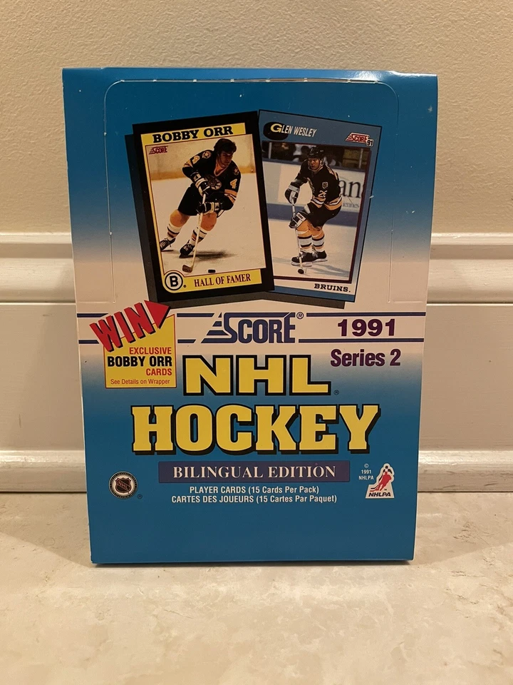 1991-92 Score NHL Hockey Series 2 Bilingual Edition Wax Bo Packs