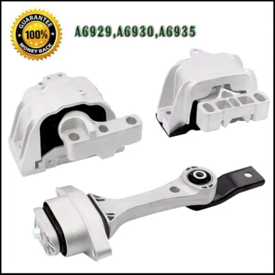3PCS Engine Mount A6930 For 1998-2009 Volkswagen Golf Beetle Jetta Derby Base&GL - Image 1 of 4
