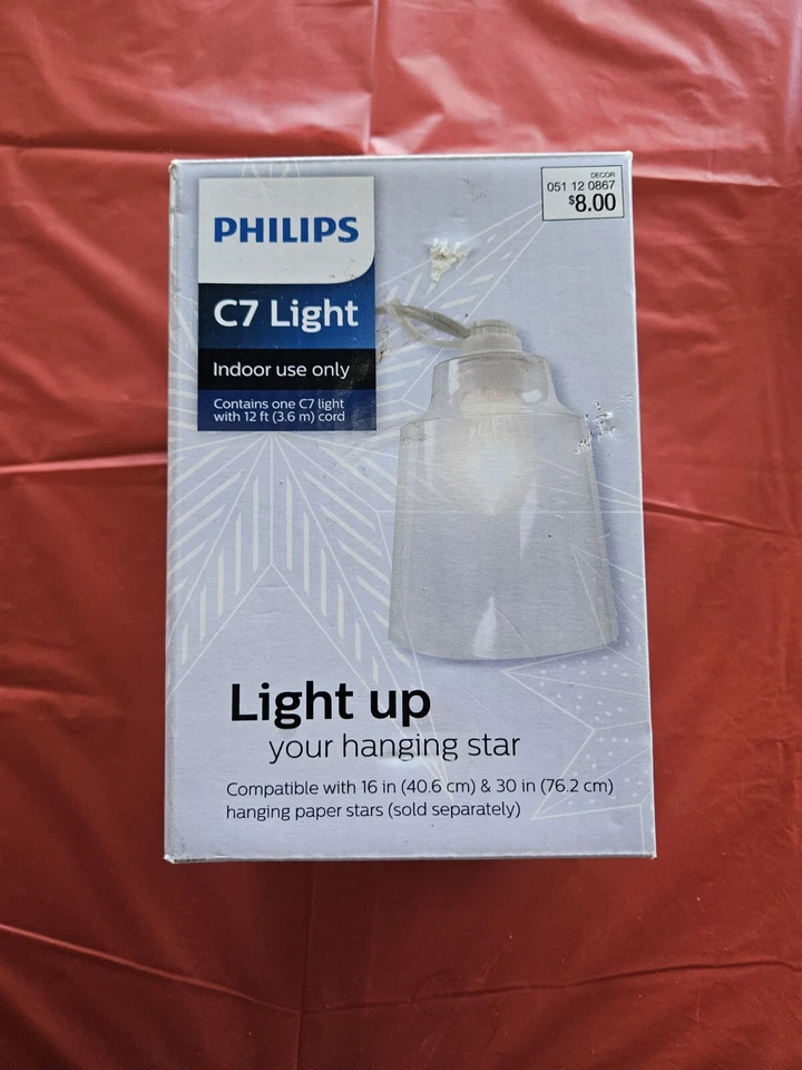 Phillips C7 Light. Indoor Use Only With 12ft Cord. New - Image 1 of 4
