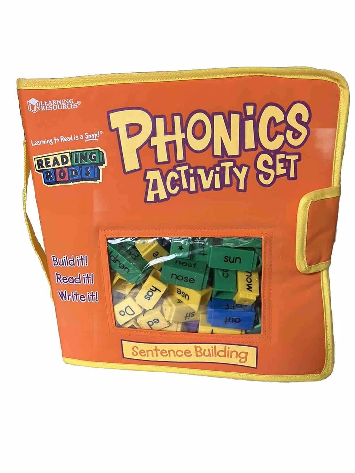 Reading Rods Sentence Building READING Phonics Activity Book Cards Ages 6+ - Image 1 of 4
