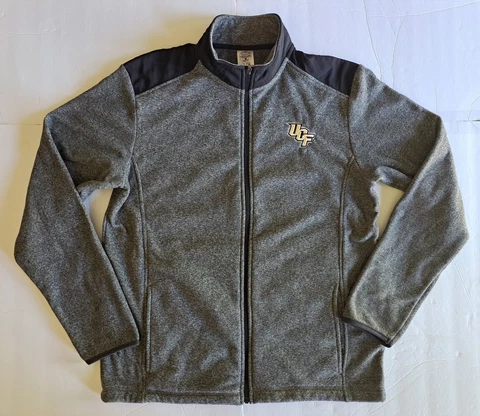 Rivalry Threads 91 UCF Knights Adult Full Zip Long Sleeve Fleece Jacket Medium Cover