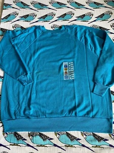 Sudadera vintage 1991 Lady MacGregor XXL 2X azul para mujer fibras de Monsanto - Imagen 1 de 11