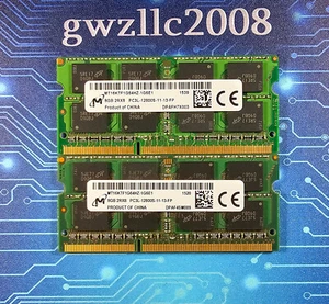 16GB (2x8GB) PC3L-12800s DDR3-1600MHz 2Rx8 Non-ECC Micron MT16KTF1G64HZ-1G6E1 - Picture 1 of 2