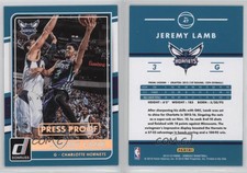 2015-16 Panini Donruss Press Proof Gold /10 Jeremy Lamb #47
