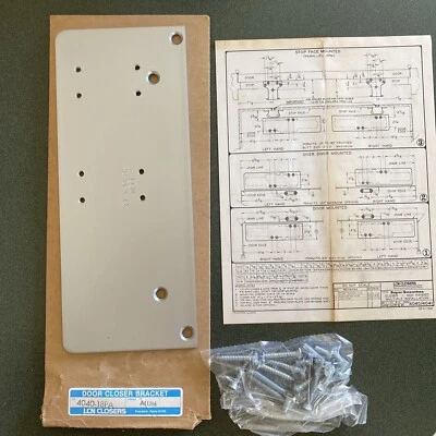 LCN 4040 18PA DROP BRACKET IN ALUMINUM Finish NIP