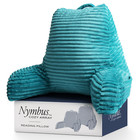 Cut Plush Reading Pillow Shredded Memory Foam Bed Rest Backrest Pillow with Arms