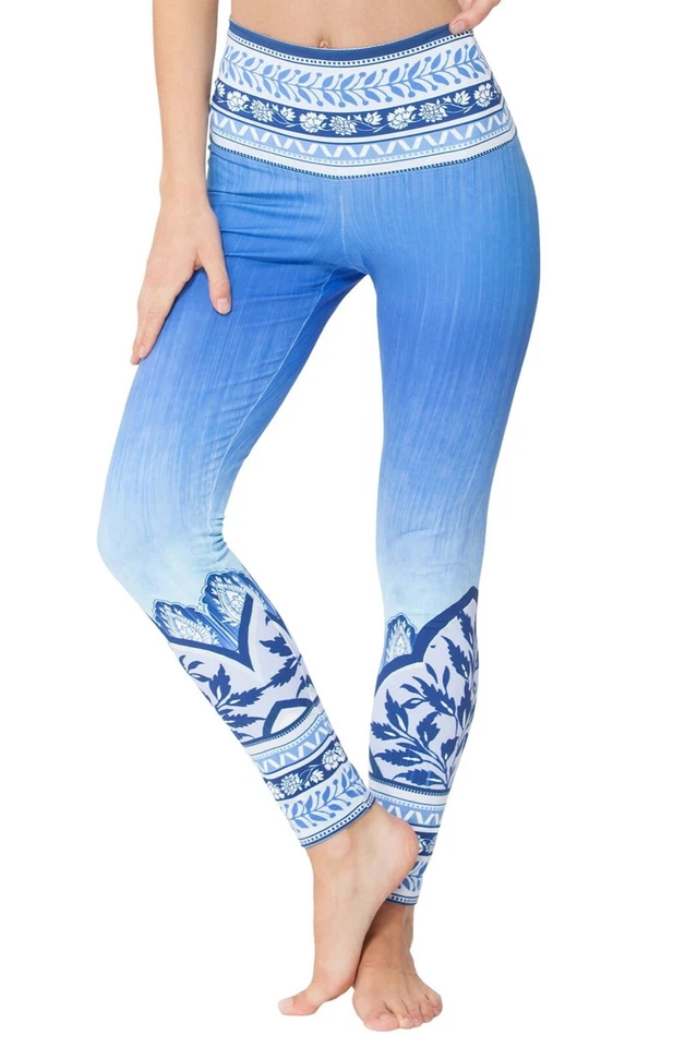 Leggings Hale Bob Premium Cintura Alta | Rosa Negro Beige Azul XS S M L 7YCR8477 Foto 1 de 4