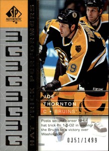2002-03 SP Authentic #92 Joe Thornton HT/1499