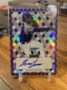 GEORGE LOMBARD 2022 Leaf Perfect Game Prospect RC Auto #/20 🔥📈 NYY 1st Rd Pick