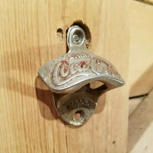 Drink Coca Cola Coke Starr X Bottle Opener Wall Mount Vtg USA #4 - Swanky Barn - Picture 1 of 12