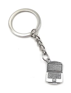 Keychain Computer Mobile PC Laptop Metal Pendant Charm - Picture 1 of 5