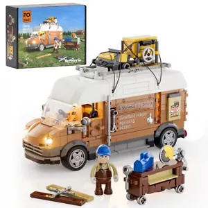 FUNWHOLE® F9030 Carpentry Van Building Block Set w/ Light Kit 496pcs - AU Stock - Picture 1 of 22