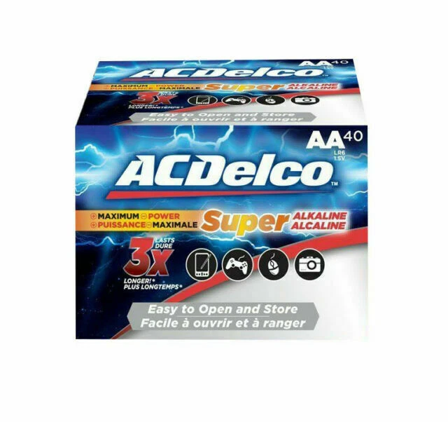 ACDelco AC232 Super Alkaline AA Batteries - 40 Pack