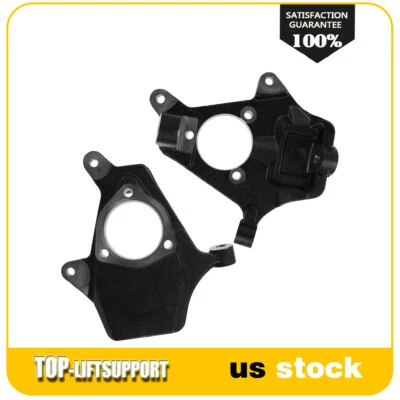 2x 2" Drop Lowering Spindles For 2007-2016 Chevy Silverado GMC Sierra 1500 2WD - Image 1 of 4