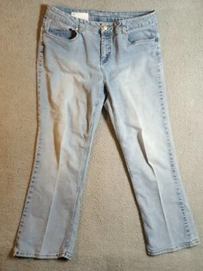 Croft & Barrow Secretly Slimming Natural Fit Stretch Jeans 14 Short - Picture 1 of 12