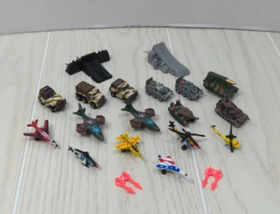 Micro Máquinas Lote De Colección Mini Camiones Coches Aviones Militar Jeep + Galoob Foto 1 de 4
