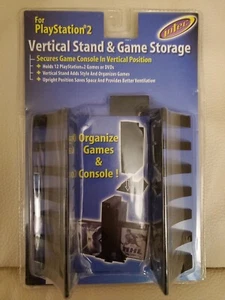 Intec PlayStation Vertical Stand & Game Storage for Playstation 2 New Sealed - Picture 1 of 6