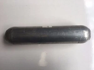 2 1/4" Inlet - 15" Long Hotdog Muffler (Mild Steel) Resonator Perforated Tube - Picture 1 of 3