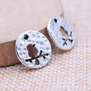 110 Pcs Tibetan Silver Bird Charms Pendant 14X14MM DIY Jewelry Making C15997 - Picture 1 of 3