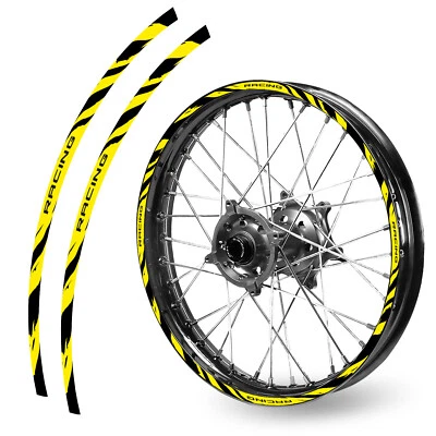 Juego de cintas adhesivas para llanta de bicicleta MX WILD 02 para TM Racing 450EN EN450F 2007-2021 11 Foto 1 de 4