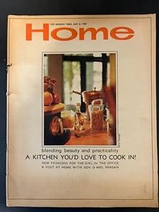 Vtg LA Times Home Magazine 1969 Ronald Nancy Reagan House Rico Lebrun - Picture 1 of 4