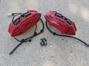 07-15 MINI COOPER JOHN COOPER WORKS BREMBO FRONT BRAKE CALIPER LEFT RIGHT SET - Picture 1 of 22