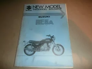 1976 Suzuki Motorcycle RE5A New Model Technical Bulletin Manual - Picture 1 of 7